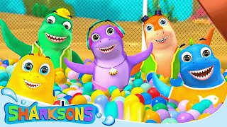 Ball Pit Fun  The Sharksons  Songs for Kids  Nursery Rhymes amp Kids Songs [upl. by Oniotna]