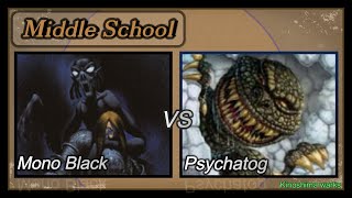 【MTG】ミドルスクール 黒コントロール vs サイカトグ Middle school Mono Black vs Psychatog [upl. by Serilda38]