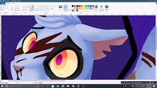 Not Readywarrior catsms paint speedpaint [upl. by Matthei]