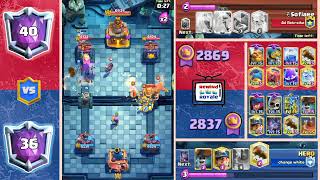 GOBLINSTEIN MINER WALL BREAKERS VS ROYAL GIANT CYCLE clashroyale [upl. by Hardi416]