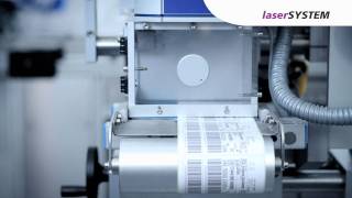 KBA Metronic Laserlabelling [upl. by Yatnohs]