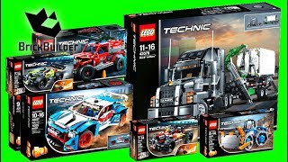 COMPILATION ALL LEGO Technic Winter sets 2018  Speed Build for Collectors [upl. by Ramberg]