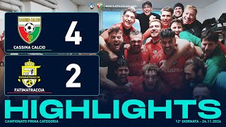 Cassina Calcio  Fatimatraccia 42  Gol amp Highlights  Prima Categoria 202425 [upl. by Enitsenrae]