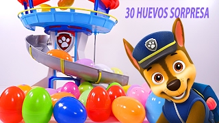 Mejores Videos para Niños Aprendiendo Colores  30 Huevos Sorpresa Paw Patrol en Ingles y Español [upl. by Mihe123]