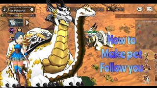 Taming Master  How to make pet follow us in exploration [upl. by Artined]