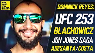 UFC 253 Dominick Reyes Says quotIts Overquot With Jon Jones Previews Jan Blachowicz Fight [upl. by Gredel]