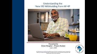 Understanding the New IRS Form W4P [upl. by Rhoda840]