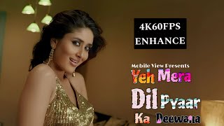 4K60Fps Ye Mera Dil Pyaar Ka Deewana  Kareena Kapoor  Shahrukh Khan  Don  Mobile View Songs [upl. by Anovahs]