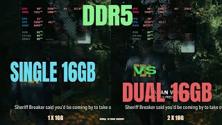 Which Is Better For Ryzen 7000 Series Single Or Dual Ram [upl. by Anatsirhc]