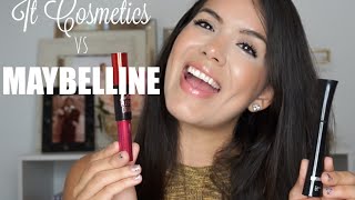 It Cosmetics vs Maybelline  Mascaras amp Concealers [upl. by Barbarese]