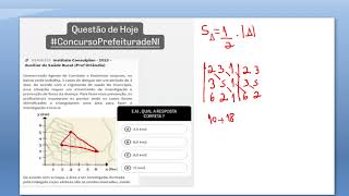 Matemática para Concurso da Prefeitura de Nova Iguaçu  Consulplan  Geometria Analítica [upl. by Doreg]