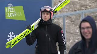 SKOKI NARCIARSKIE  MŚ PLANICA 2023  20230225  1 SERIA  KO NA SKOCZNI NORMALNEJ  HD [upl. by Fein]