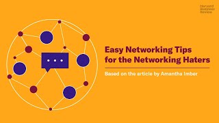 Easy Networking Tips for the Networking Haters [upl. by Eitsim957]