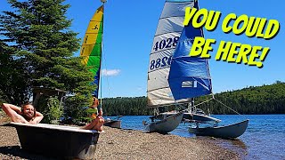 Dont miss this Hobie Cat camping destination [upl. by Sixele425]