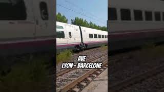 Ave à frontignan train sncf trainspotting tgv occitanie [upl. by Lindell]