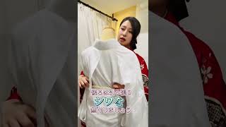 長襦袢 着物女子 着物 着物モデル 着付け師 [upl. by Nedlog]