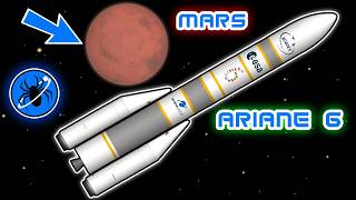 Can I go to MARS with Ariane 6 in Spaceflight Simulator  SFS 156 Mars Mission [upl. by Olifoet922]