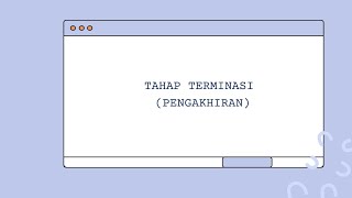 tahap terakhir konseling individu tugas behavioristik [upl. by Oilenroc]