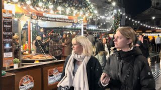 🇬🇧🎄🎅 LONDON CHRISTMAS MARKET 2023 IN TRAFALGAR SQUARE LONDON WALKING TOUR 4K60FPS HDR [upl. by Xever71]