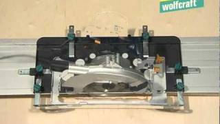 wolfcraft Guide rail for circular saw FKS 115 part no 6910000 [upl. by Haissem]