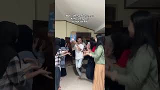 MENYAMBUT TEMAN PULANG DARI KKN anakkuliah dosen mahasiswa skripsi automobile wisuda reels [upl. by Atilek535]