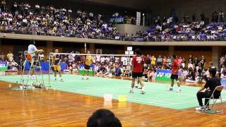 Badminton 3v3 Pt1mp4 [upl. by Ecinaej]