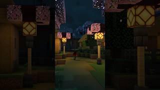 Automatic Street Lamp Cherry Blossom Build in Minecraft minecraft gaming minecraftmemes GEVids [upl. by Ainesell]