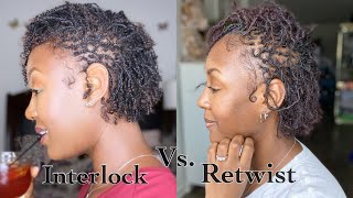 INTERLOCK vsRETWIST 8 Months Loc’d [upl. by Burack50]