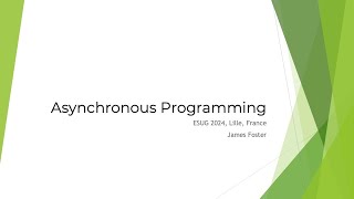 Asynchronous Programming [upl. by Munniks379]