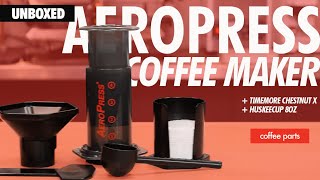 Aeropress Coffee Maker  Unboxed  Inverted Method [upl. by Jaenicke826]