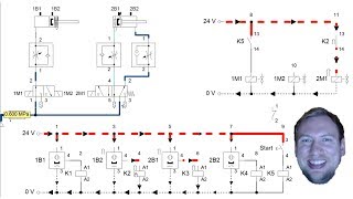 Pneumatics Electric Control  FESTO FluidSIM Part 3 [upl. by Laubin]