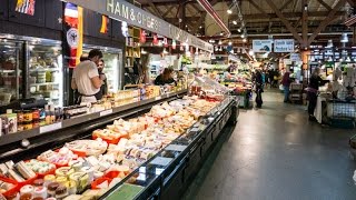 Wandering around Granville Island Public Market Vancouver BC Canada [upl. by Vachell164]