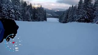 Jahorina Prača 83 kmh [upl. by Ecreip]