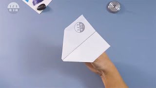 A paper plane that can fly in the air for 40 seconds【123纸飞机】 [upl. by Aimil]