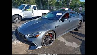 2022 MERCEDES BENZ AMG GT 53 4 DOOR COUPE VIN W1K7X6BB6NA051151 [upl. by Ekralc]