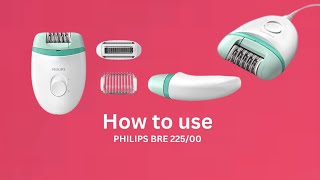 PHILIPS BRE 22500 Satinelle Essential Corded Compact Epilator for Women [upl. by Yrrap]