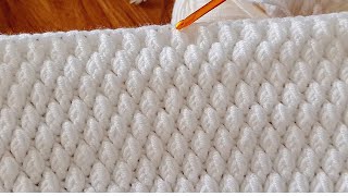 Unique Very Easy Crochet sewing pattern baby blanket consisting of two rows for beginners [upl. by Ainehs]