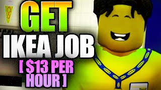 How to apply for an IKEA job in Roblox  CoWorker Game [upl. by Yatnwahs]