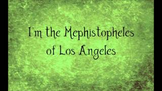 Marilyn Manson  The Mephistopheles of Los Angeles Lyrics [upl. by Nade]