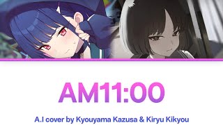 AM1100  Kyouyama Kazusa amp Kiryu Kikyou AI Cover [upl. by Bartley]