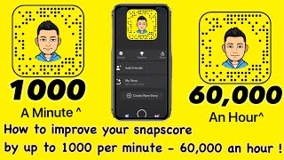 2020 NEW  How To Increase Snapscore By Up To 1000 Per Minute On IOS And Android  Working 2020 [upl. by Lered559]