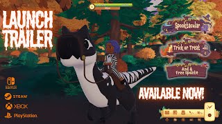 🎃 Paleo Pines  Spooky DLC Launch Day Trailer 🎃 [upl. by Etteraj]