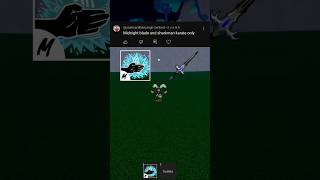 Combo Sharkman Karate midnight Blade bloxfruits roblox combo shorts pourtoi fyp [upl. by Alphonsine]