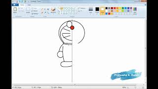 Doraemon in MS Paint [upl. by Acimot]