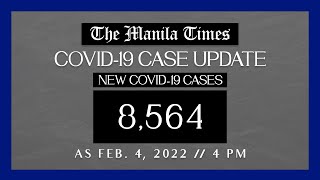 PH logs 8564 new Covid19 cases as of Feb 4 2022  4 PM [upl. by Adnotal]