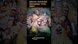 Iskcon montreal December 31st 2024 [upl. by Sucramraj]