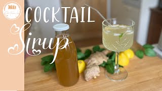 Cocktail Sirup 🍹 ideal auch als alkoholfreies erfrischendes Getränk [upl. by Schroeder]