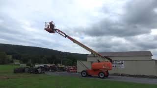 2014 JLG 660SJ Boom Man Lift 4X4 SkyPower 66 Boom Lift With Jib Welder Ready For Sale Nice Saxton [upl. by Katerine]