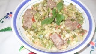 RECETA DE CARNE DE PUERCO CON CALABAZAS  LOS ANGELES COCINAN [upl. by Vil]