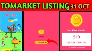 TOMARKET OFFICIAL NEWS  Tomarket Will be listening on 31 OCT  tomarket price  tomarket [upl. by Drhacir]